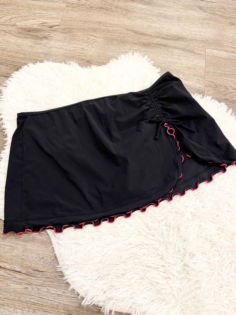 Profile Vintage Swim Skirt 14 Ruffle Lettuce Edge Y2K